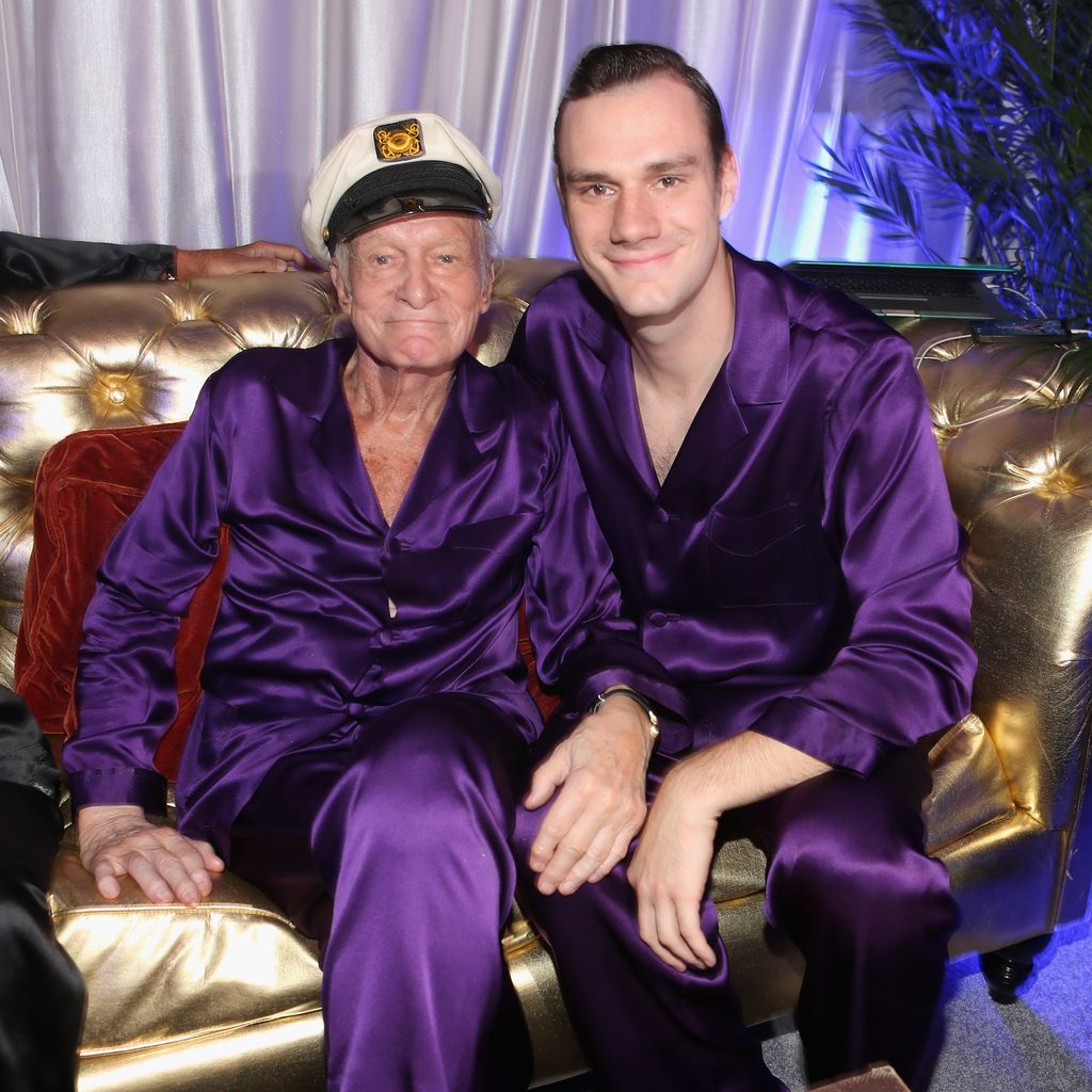 Hugh und Cooper Hefner bei der jährlichen "Midsummer Night's Dream Party" in der Playboy Mansion