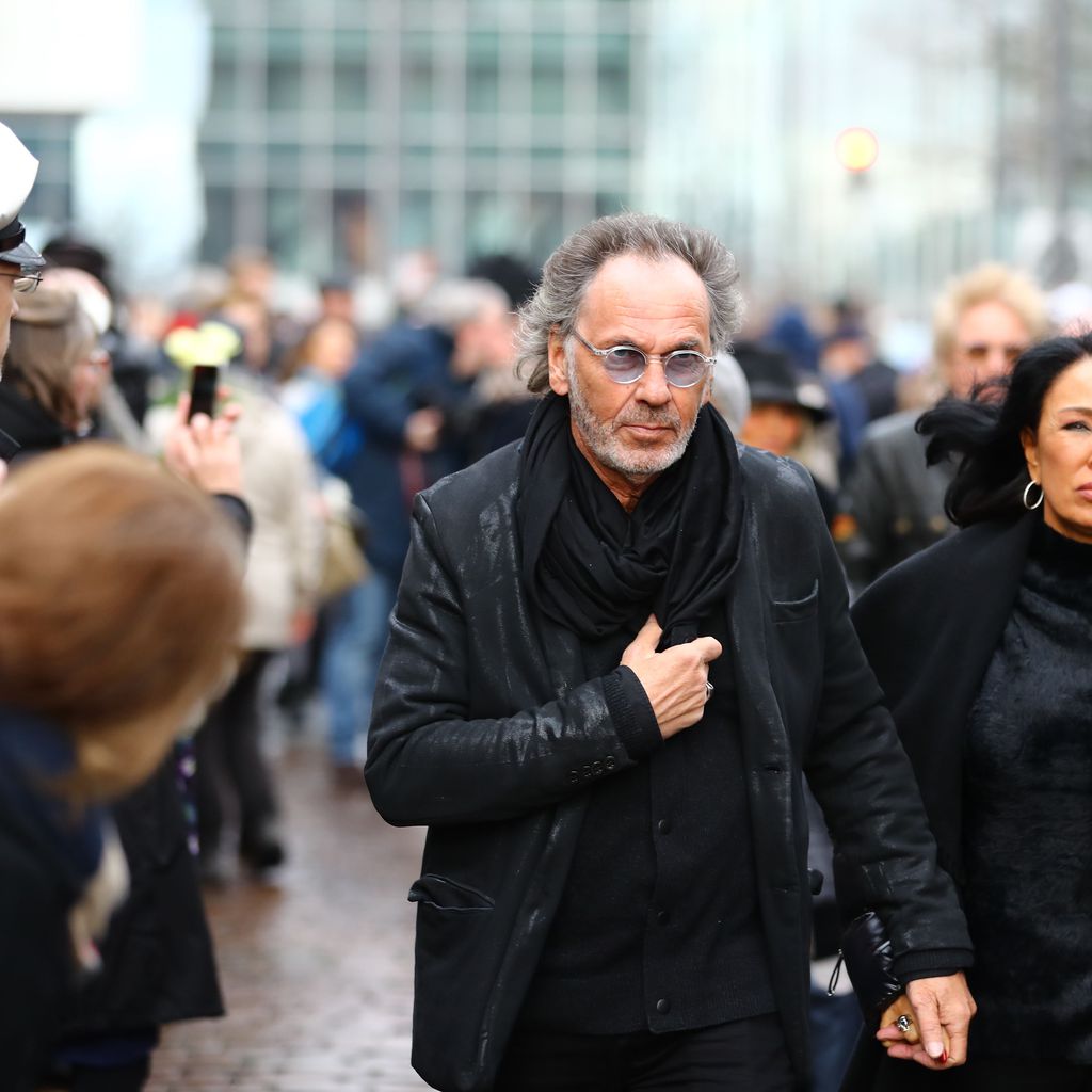 Hugo Egon Balder bei Jan Fedders Trauerfeier