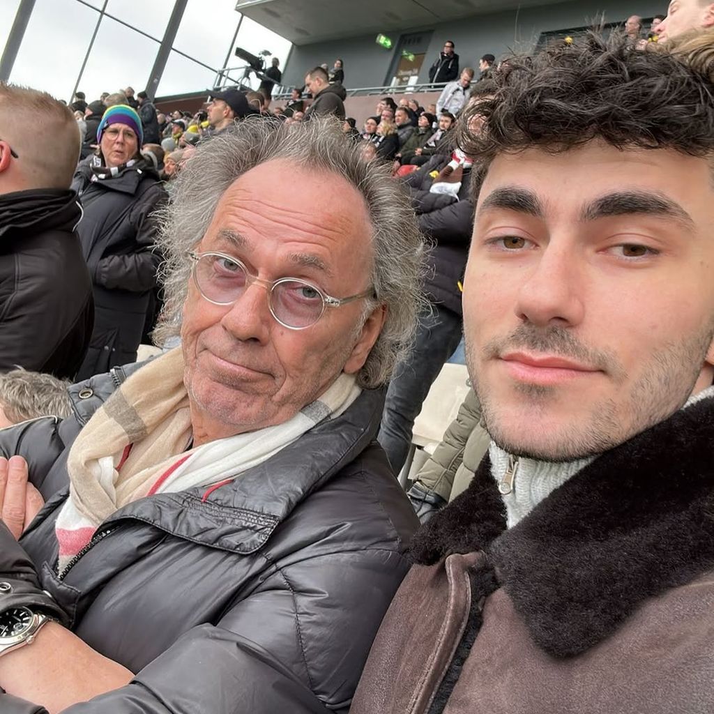 Hugo Egon Balder mit seinem Sohn Canel