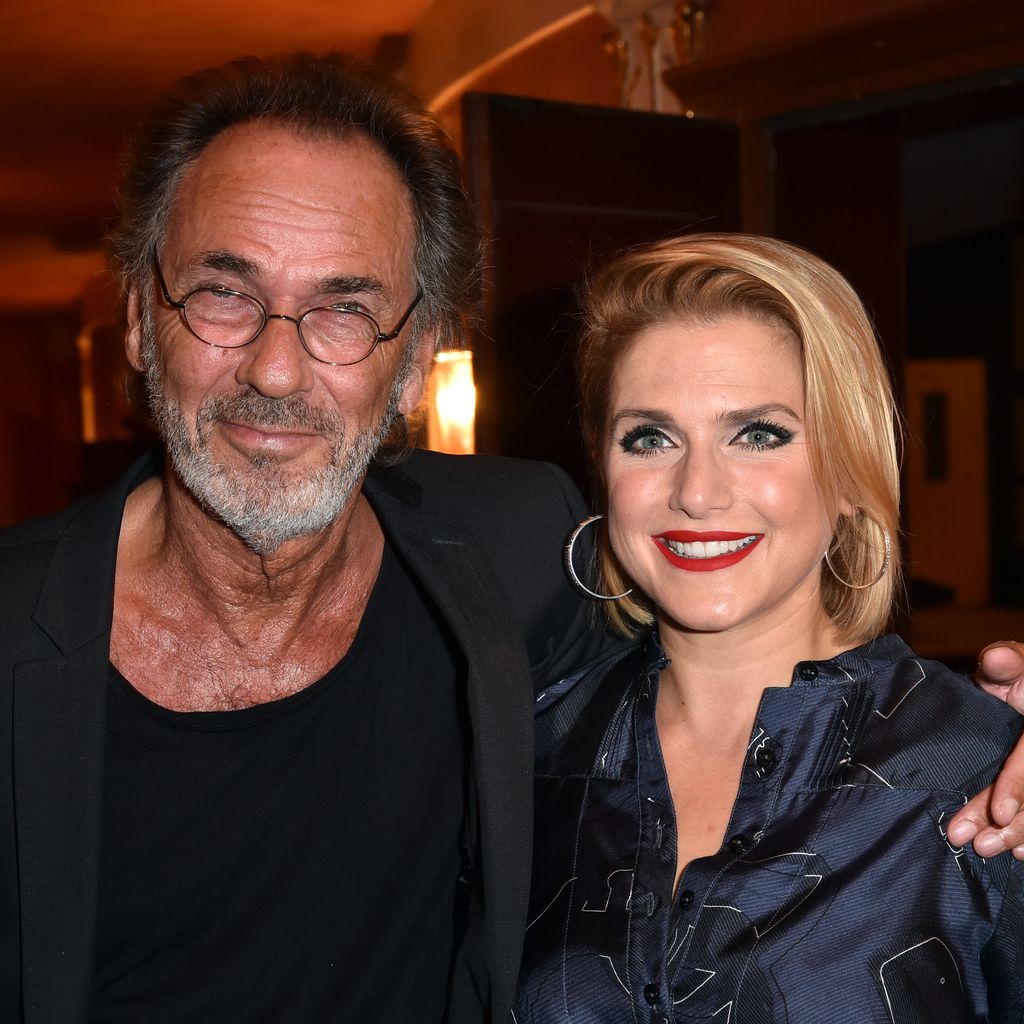 Hugo Egon Balder und Jeanette Biedermann bei der "Aufguss-Premiere" in München