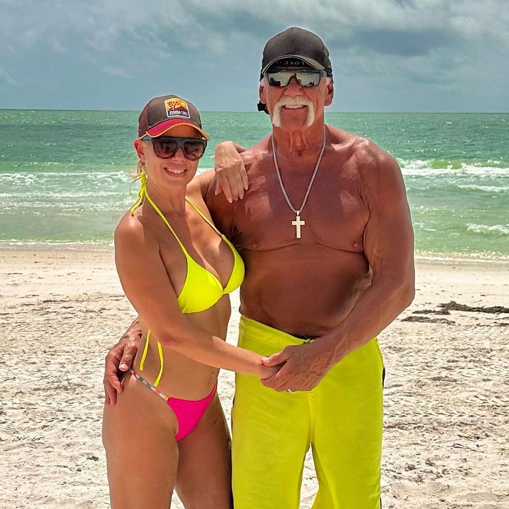 Hulk Hogan mit seiner Partnerin Sky