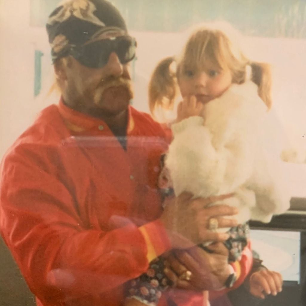 Hulk Hogan und Tochter Brooke in jungen Jahren