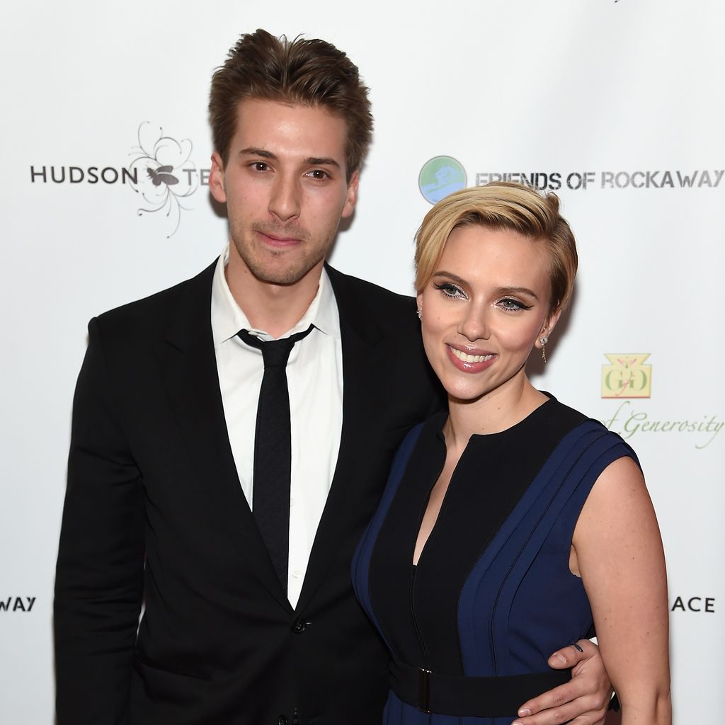 Hunter und Scarlett Johansson 2014 bei einer Wohltätigkeitsveranstaltung in New York