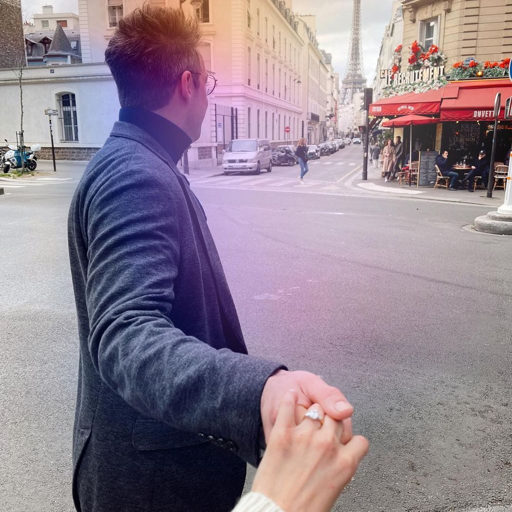 Ian Hock und Eva Amurri Martino in Paris 2023