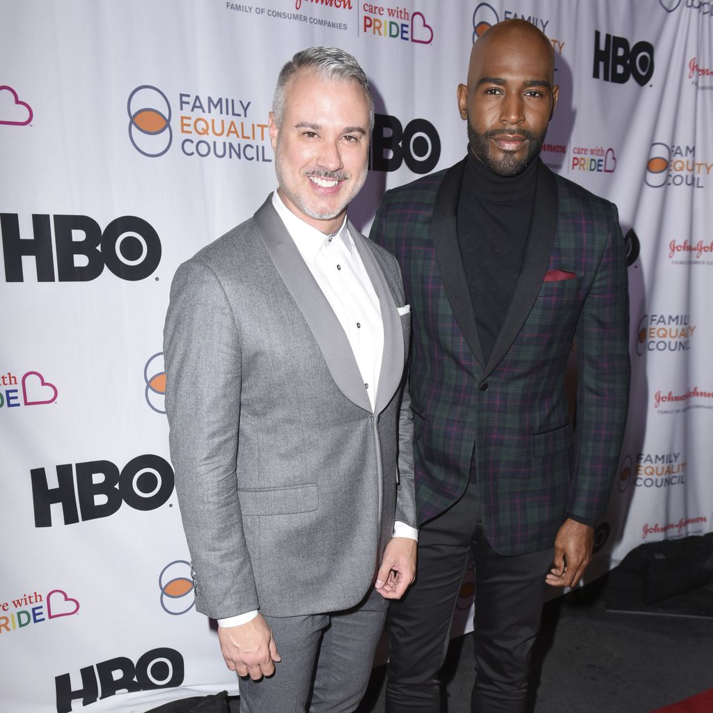 Ian Jordan und Karamo Brown auf dem roten Teppich