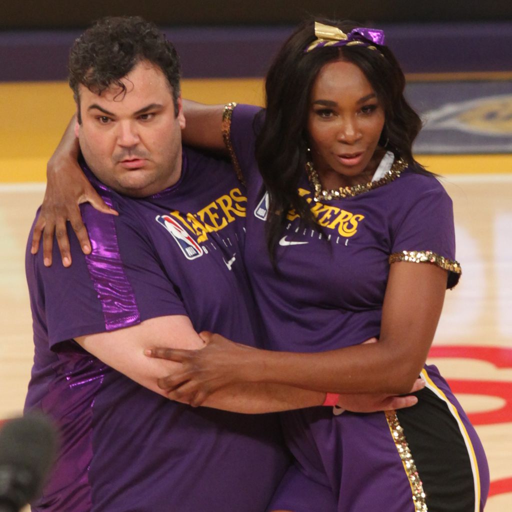 Ian Karmel und Venus Williams beim Lakers-Spiel im November 2019