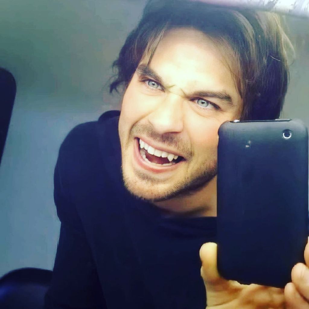 Ian Somerhalder am Set von "Vampire Diaries"