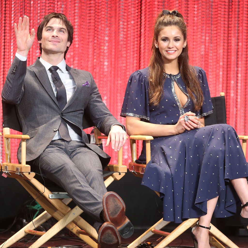 Ian Somerhalder, Nina Dobrev und Paul Wesley, 2014