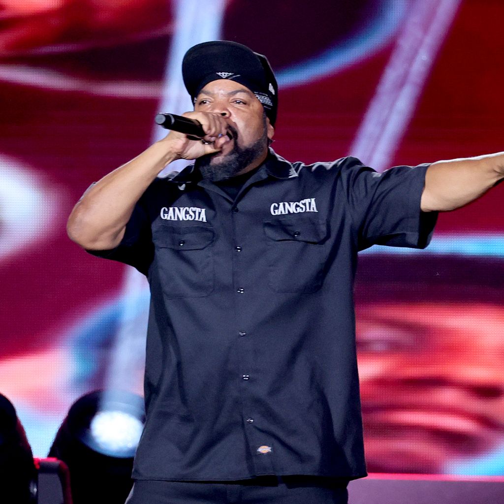 Ice Cube beim Hip Hop 50 Live im Yankee Stadion in New York