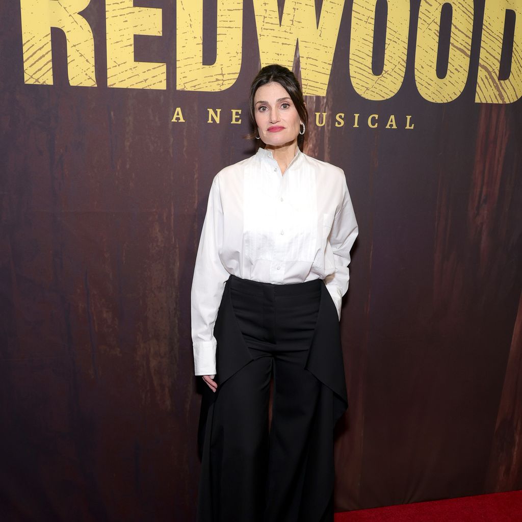 Idina Menzel bei der Premiere des Musicals "Redwood" im Februar 2025 in New York City