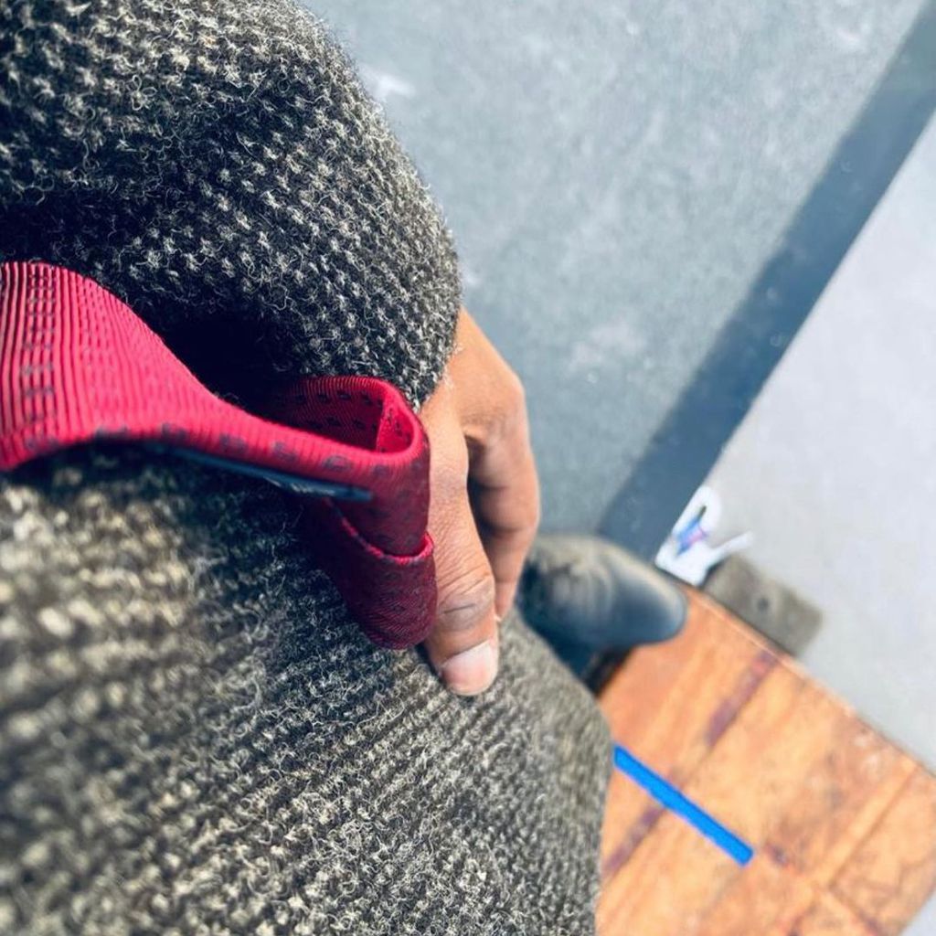 Idris Elba am Set von "Luther"