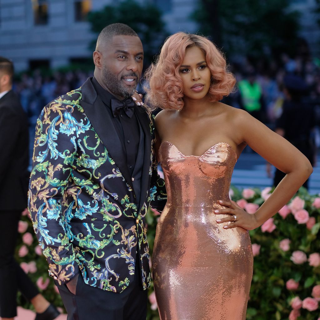 Schauspieler Idris Elba mit seiner Frau Sabrina
