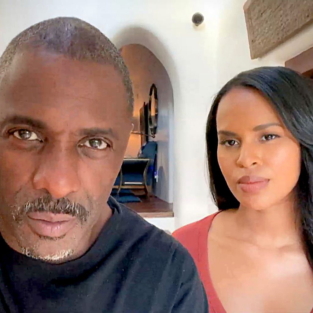 Idris Elba und seine Frau Sabrina Dhowre im April 2020