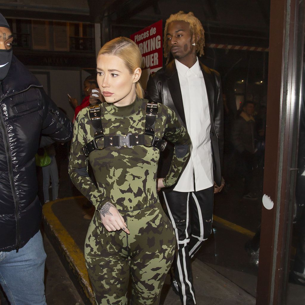 Iggy Azalea und Playboi Carti bei der Pariser Fashion Week 2019