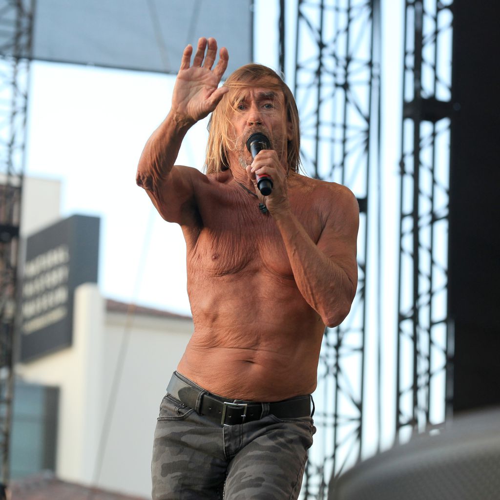 Iggy Pop bei einem Auftritt in Los Angeles
