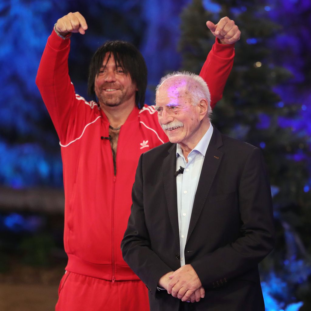 Ikke Hüftgold und Werner Hansch im "Promi Big Brother"-Finale