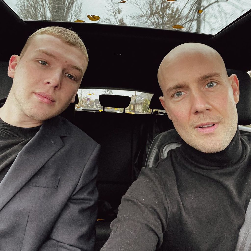 Ilias Petszokat und sein Vater Oli P.