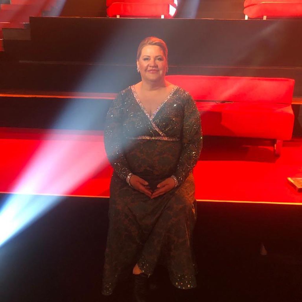 Ilka Bessin im "Let's Dance"-Studio