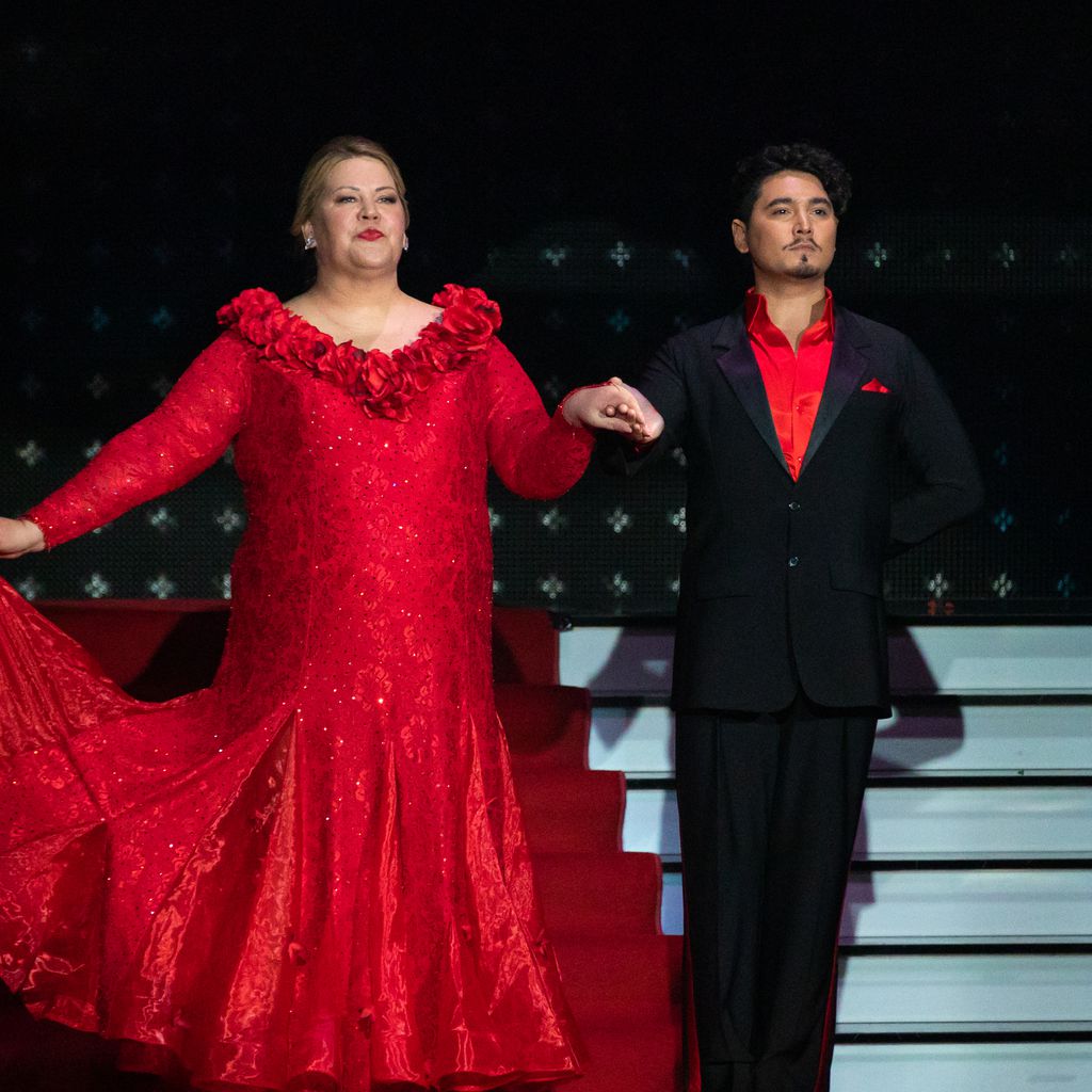 Ilka Bessin und Erich Klann bei "Let's Dance"