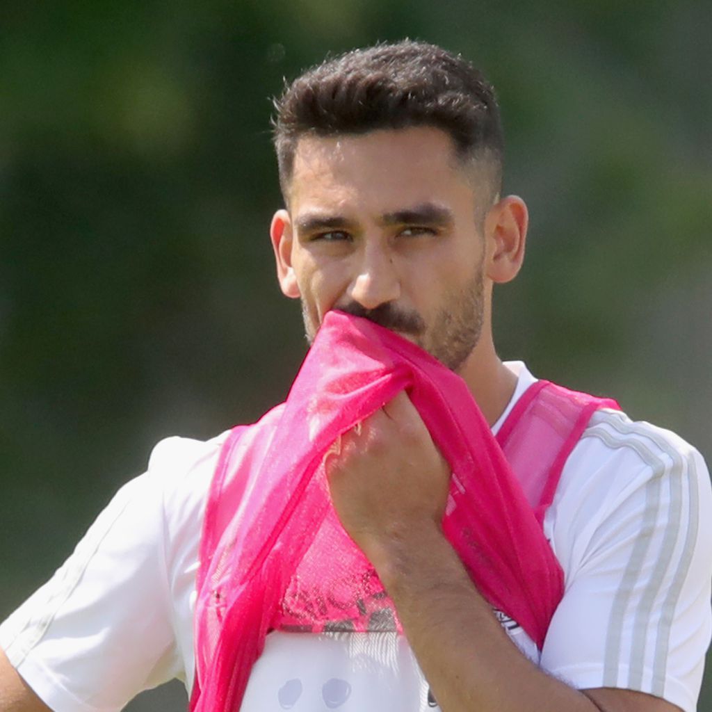 Ilkay Gündogan beim Training im Juni 2018