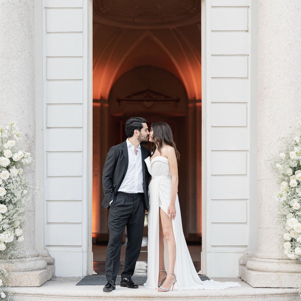 Ilkay Gündogan und Sara Arfaoui bei ihrer Hochzeit
