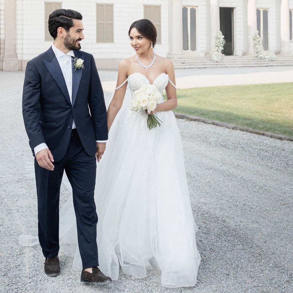 Ilkay Gündogan und Sara Arfaoui bei ihrer Hochzeit im Juni 2022