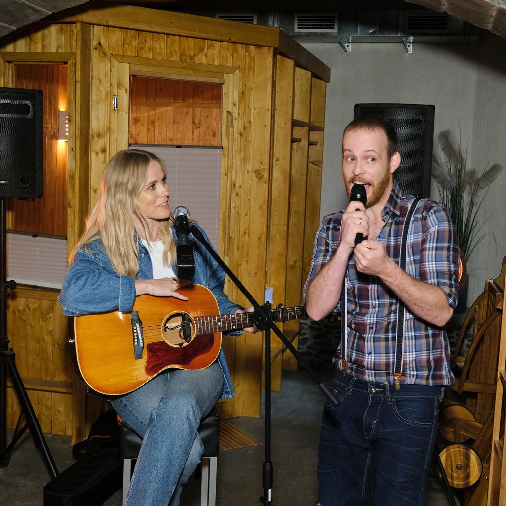 Ilse DeLange mit Patrick Müller (Tobias) bei "Unter uns"