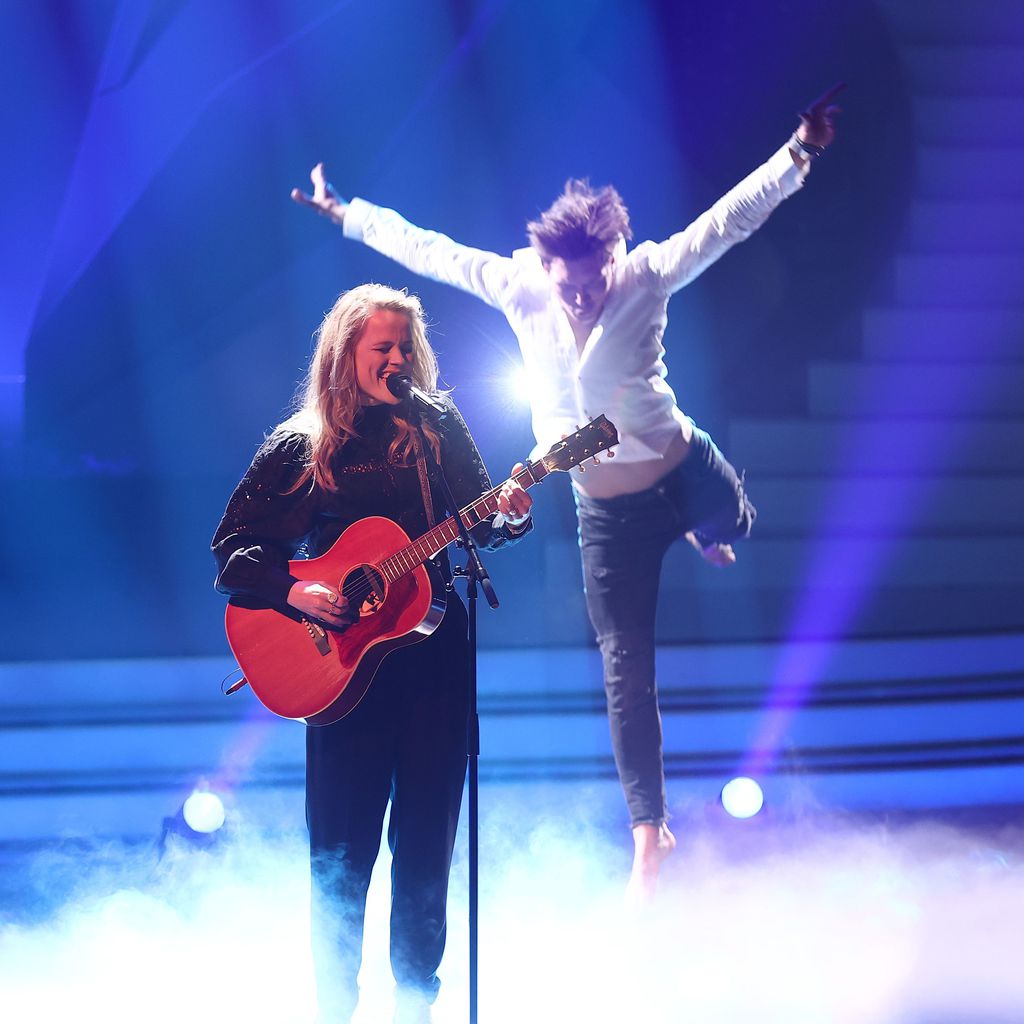 Ilse DeLange und Evgeny Vinokurov bei "Let's Dance" 2021