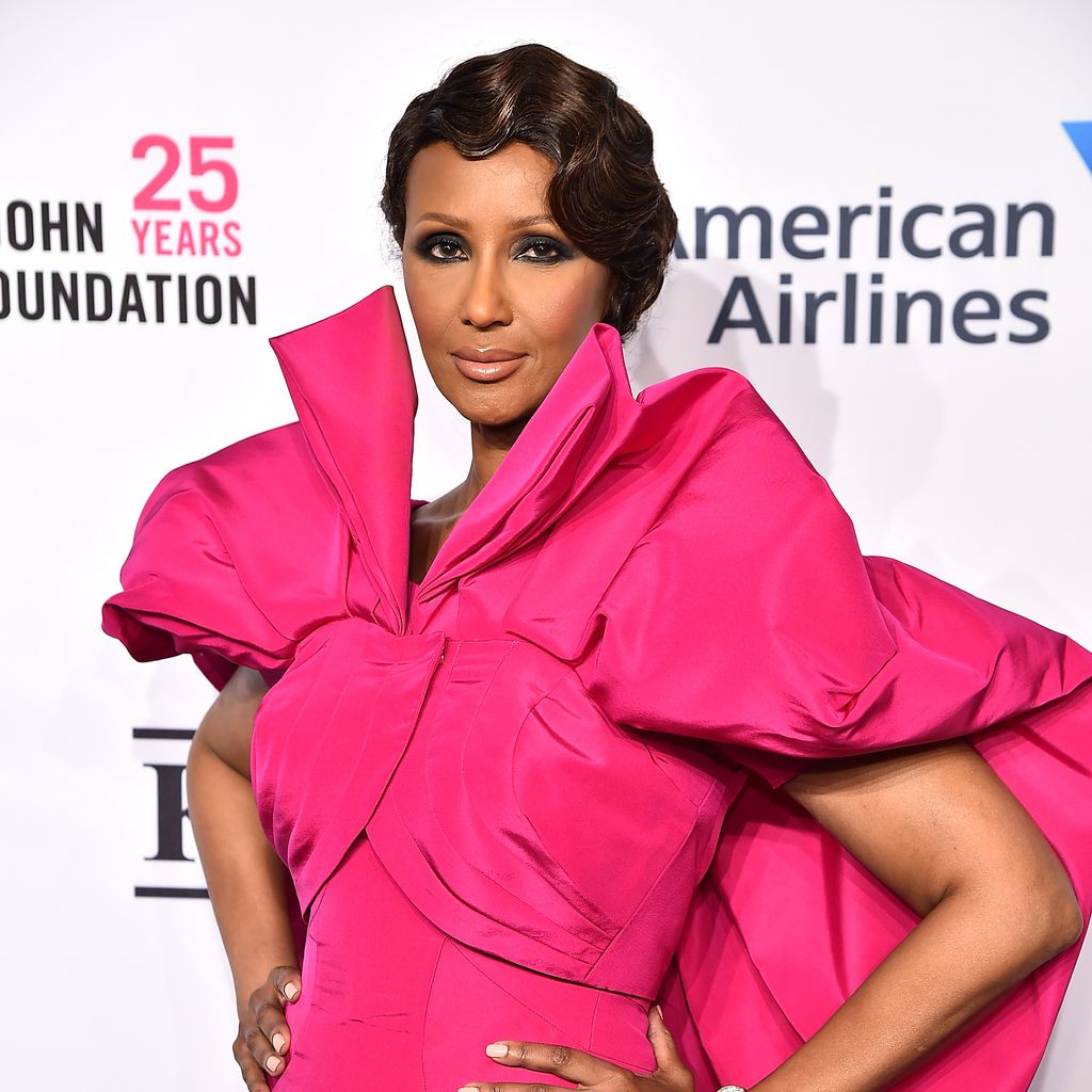 Iman bei einer Party von Elton John, November 2018
