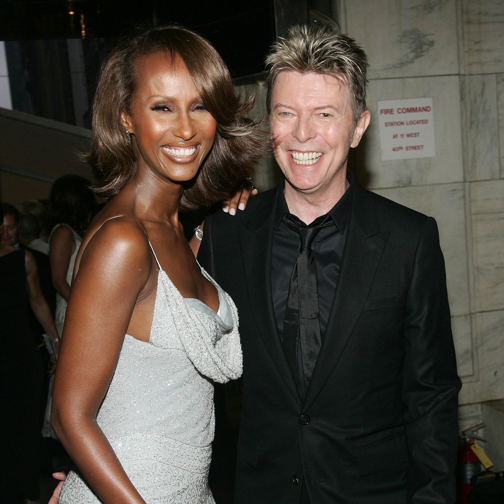 Iman und David Bowie 2005
