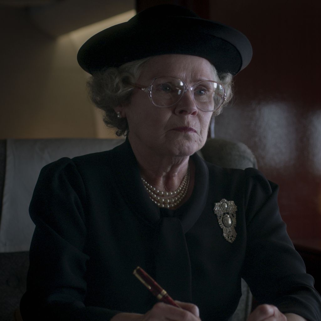 Imelda Staunton als Queen Elizabeth II. in "The Crown" in Staffel sechs