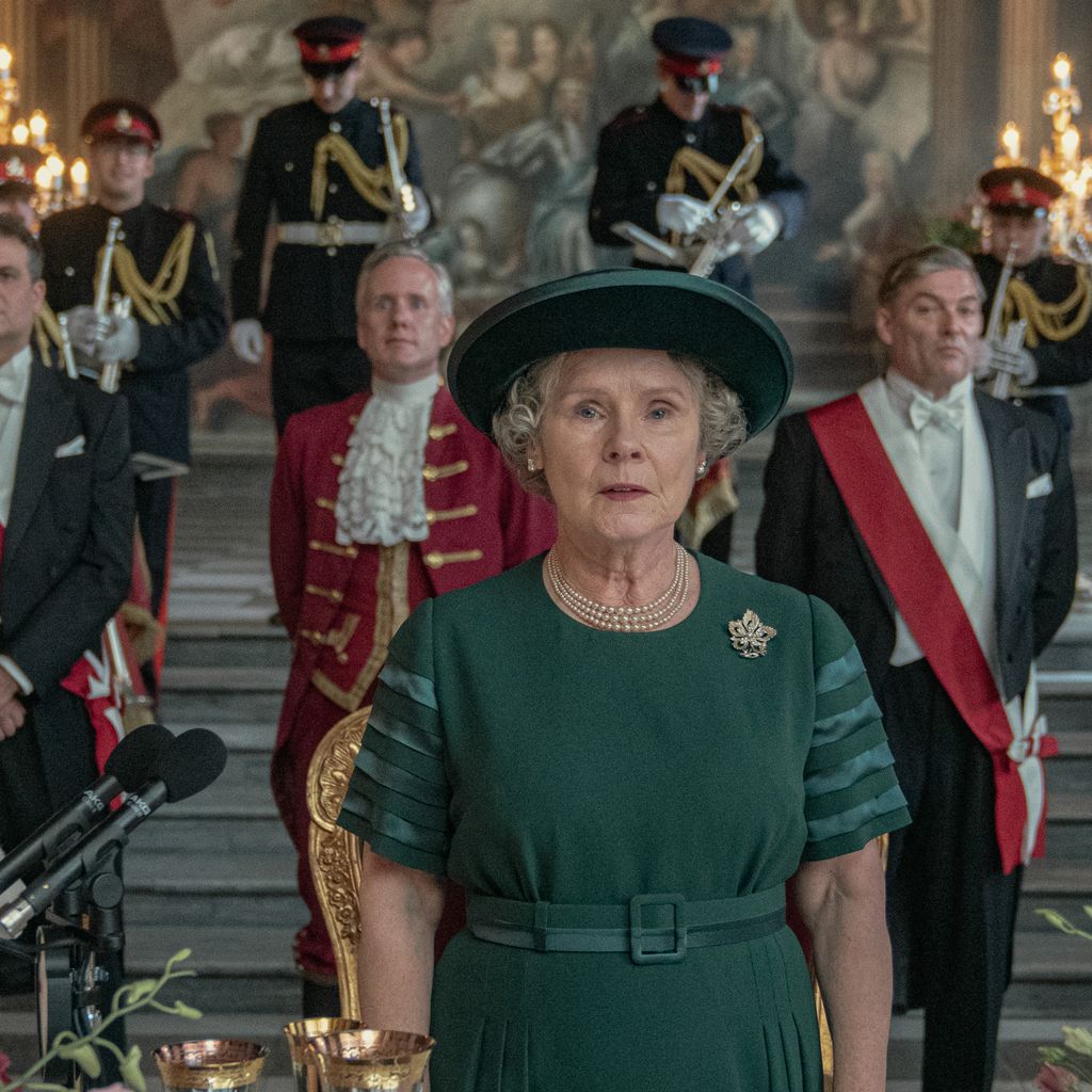 Imelda Staunton in "The Crown"