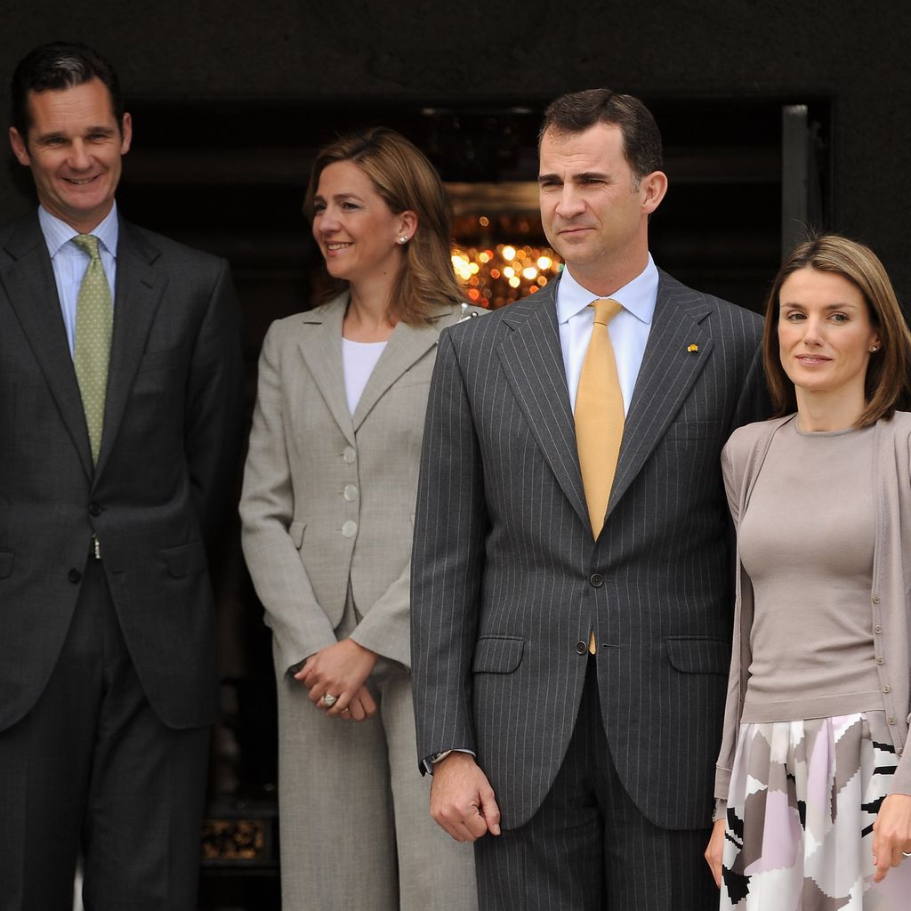 Inaki Urdangarin, Infantin Cristina, König Felipe und Königin Letizia