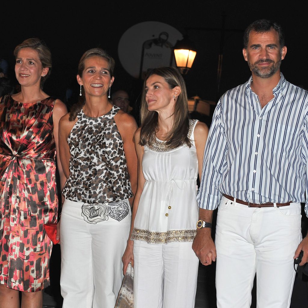 Inaki Urdangarin, Infantin Cristina, Infantin Elena, Letizia und Felipe