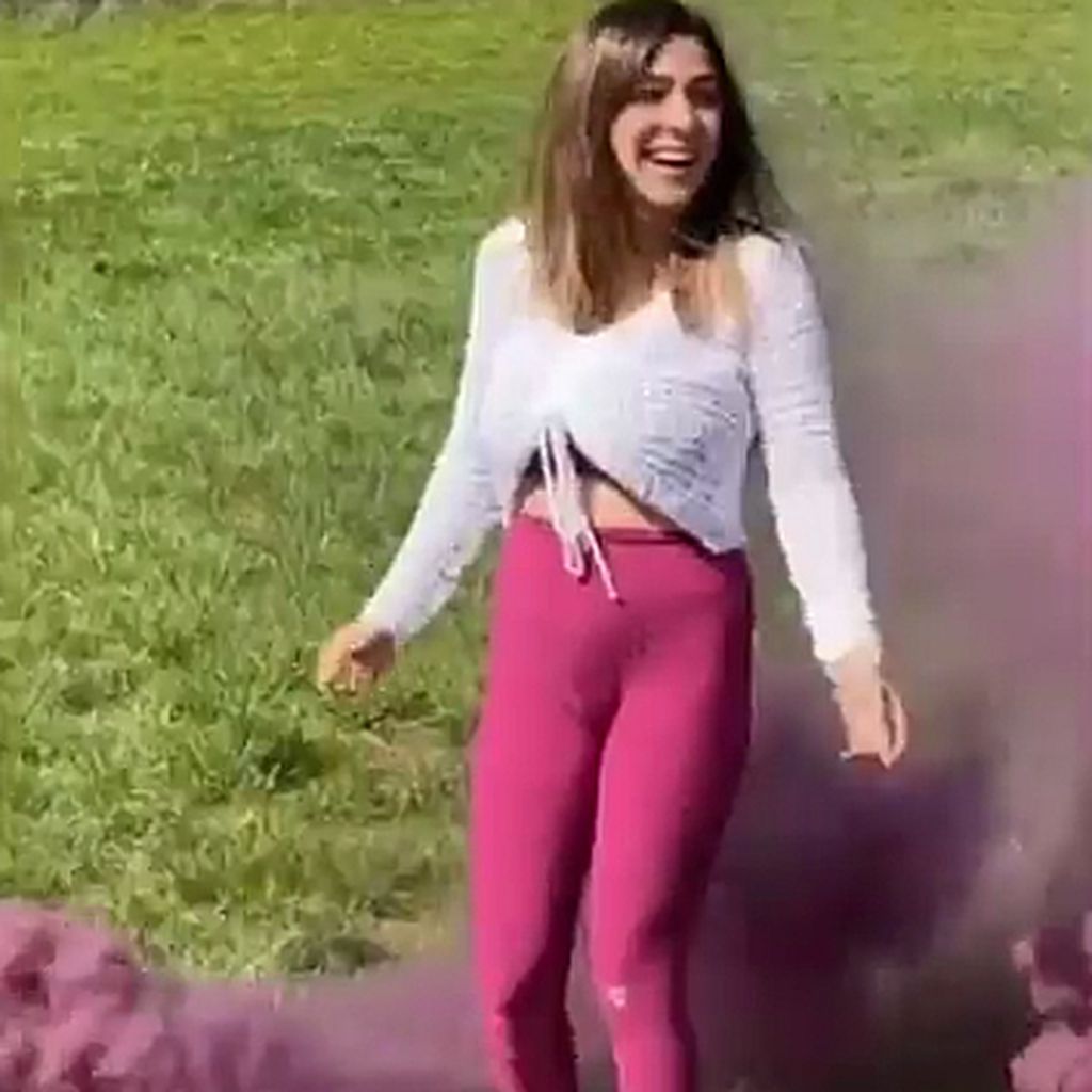 Inci Sencer bei ihrem Gender Reveal