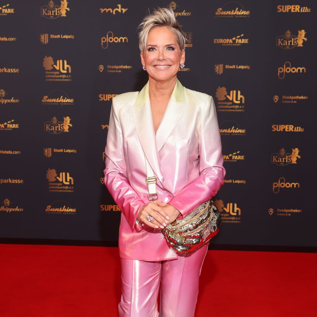 Inka Bause im November 2024 bei der "Goldenen Henne"