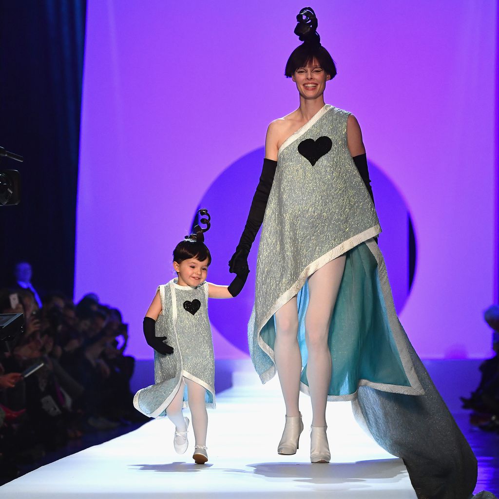 Ioni Conran und Coco Rocha bei der Jean-Paul-Gaultier-Show im Rahmen der Pariser Fashion Week 2018