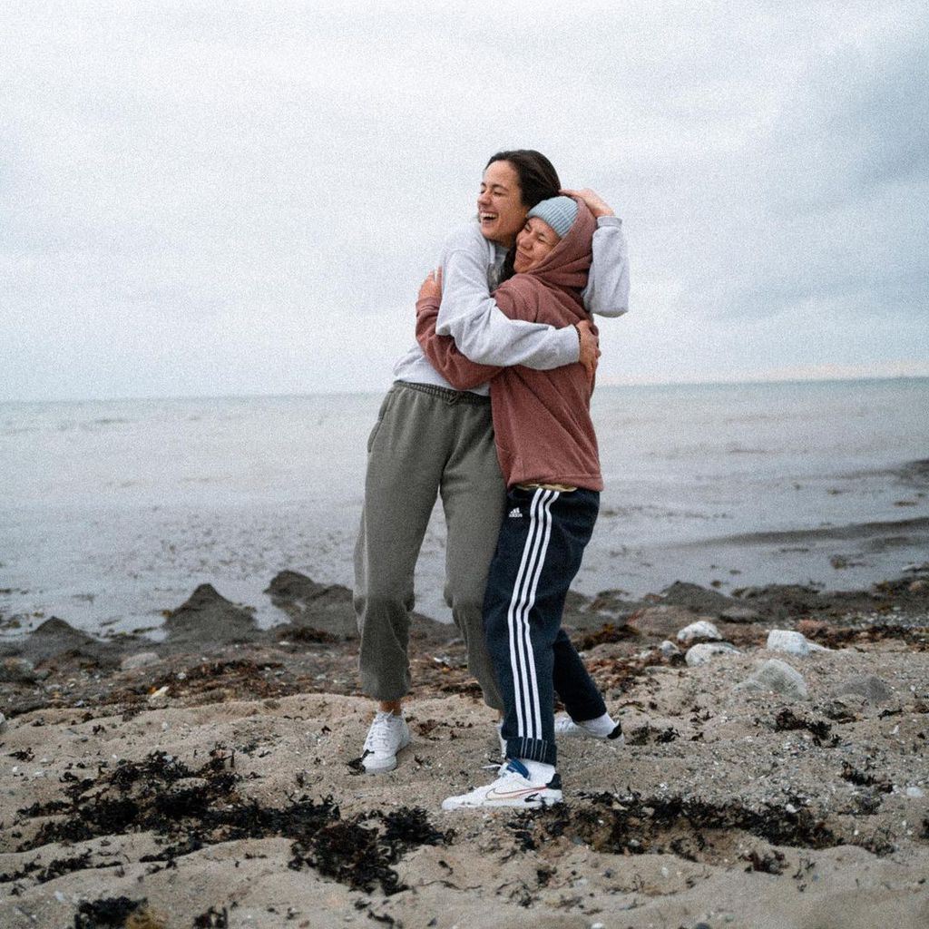 Irina Schlauch und Miri im Juli 2021 in Kiel
