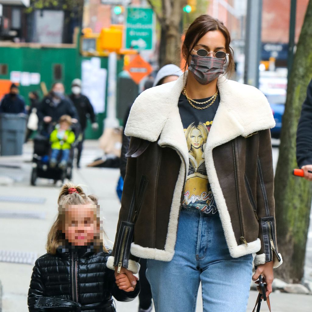 Irina Shayk mit ihrer Tochter Lea
