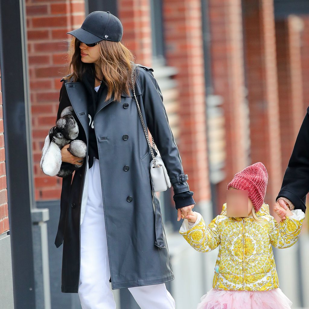 Irina Shayk mit ihrer Tochter Lea in New York im Januar 2020