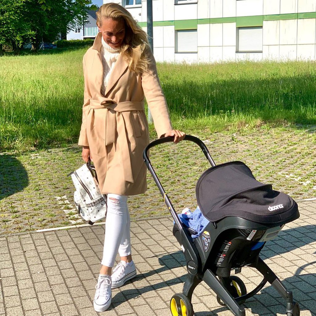 Iris Aschenbrenner mit ihrem Sohn