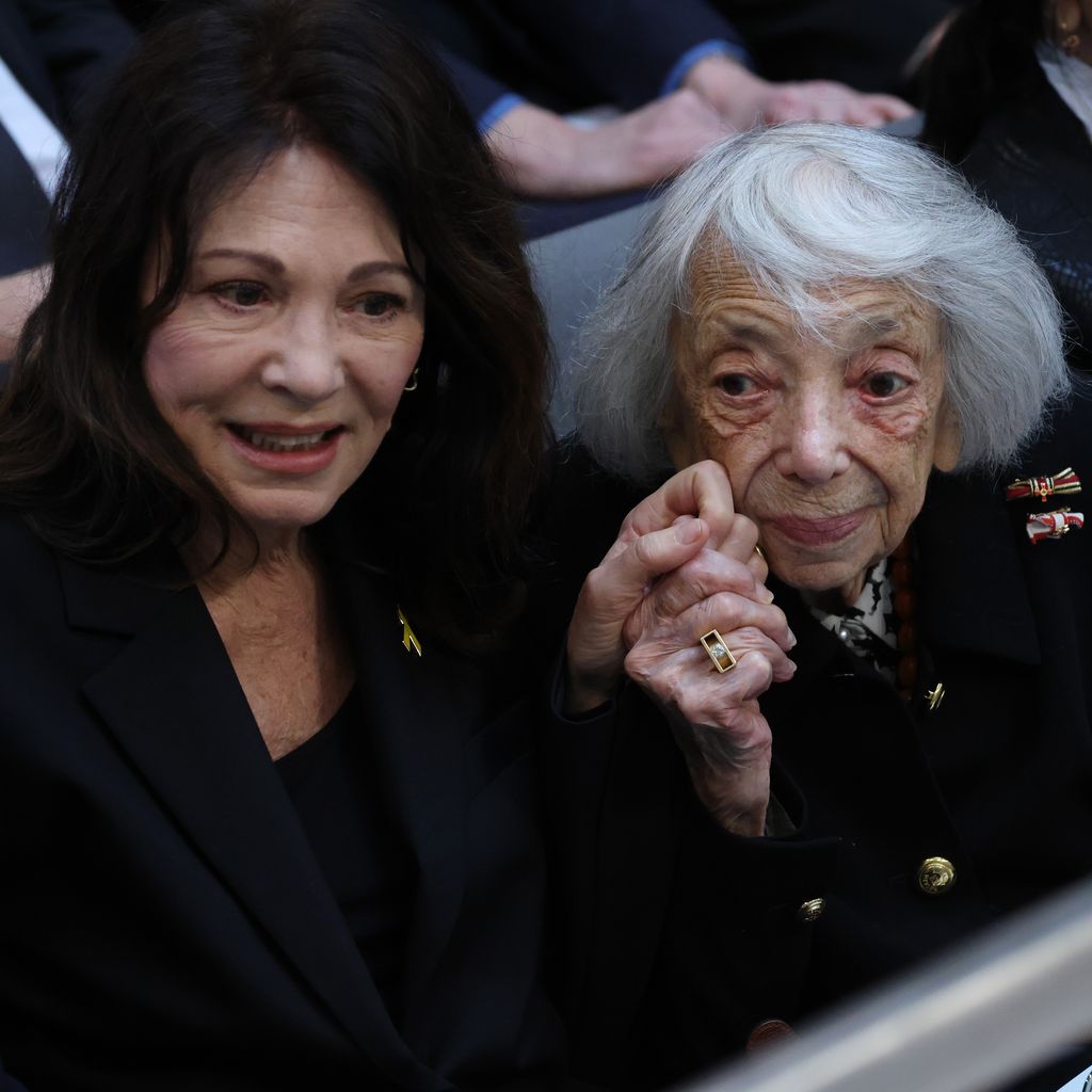 Iris Berben und Margot Friedländer im Deutschen Bundestag