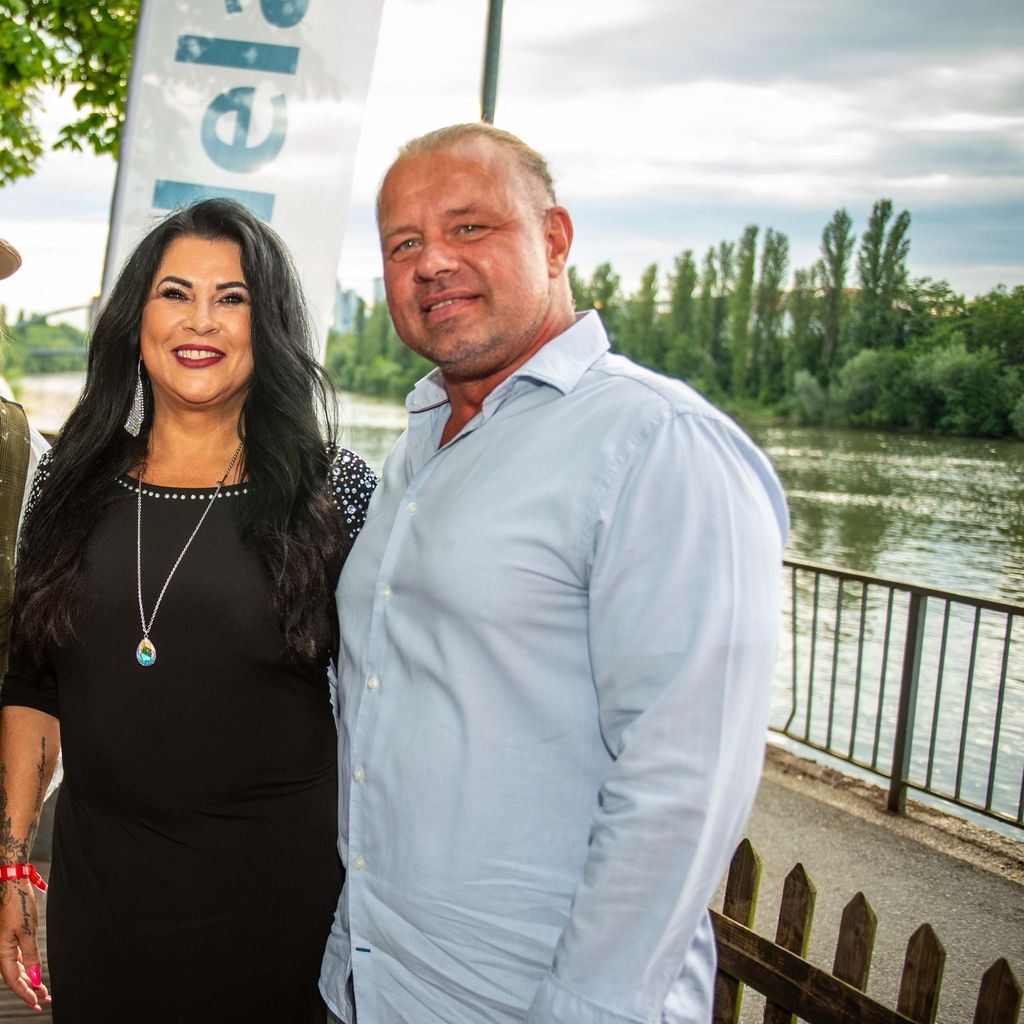 Iris Klein und Stefan Braun bei der Red Night in Frankfurt