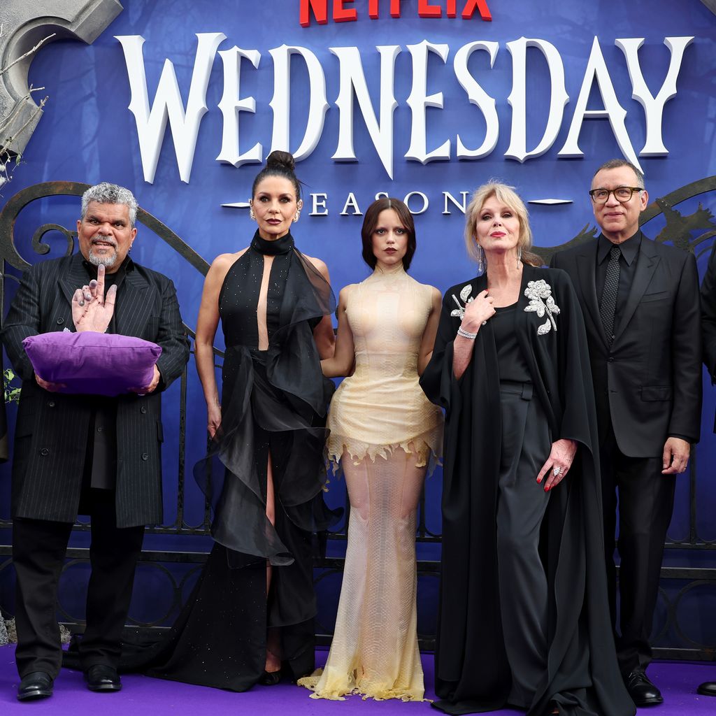 Der "Wednesday"-Cast bei der Premiere von Staffel 2 in London