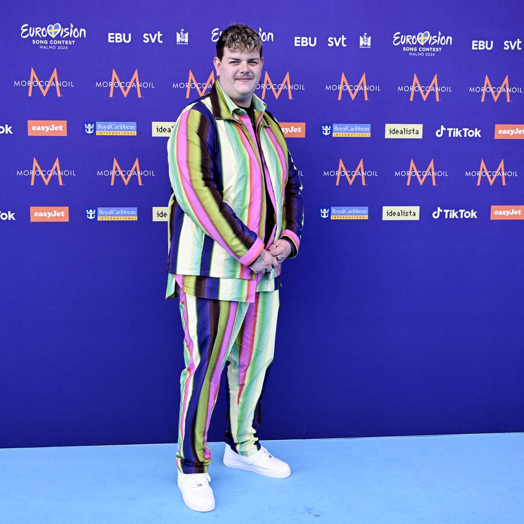 Isaak Guderian bei der Eröffnungszeremonie vom ESC, 2024