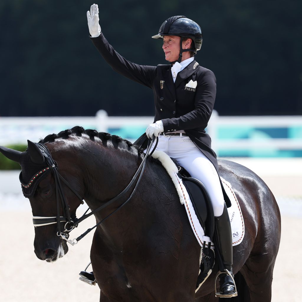 Isabell Werth bei den Olympischen Spielen 2024