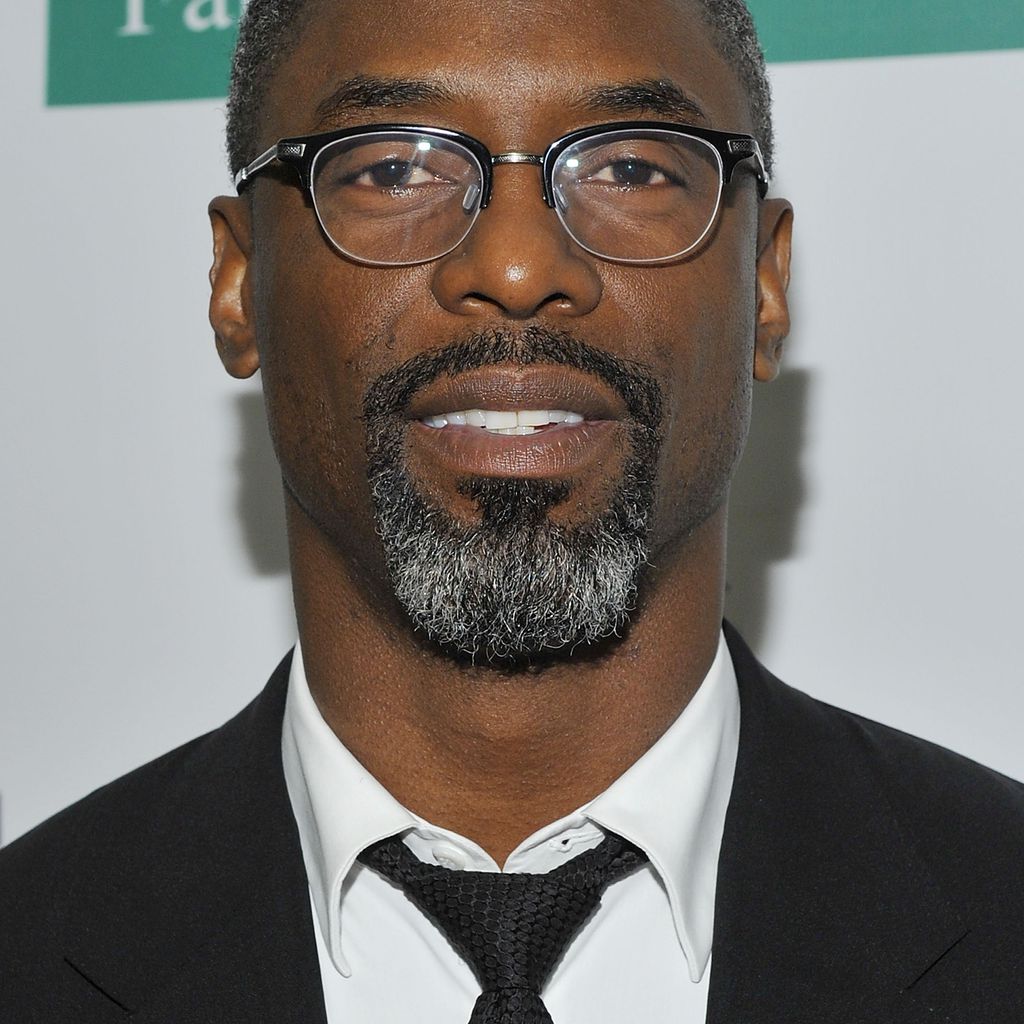 Isaiah Washington auf der Fashion Week in NYC im Februar 2011