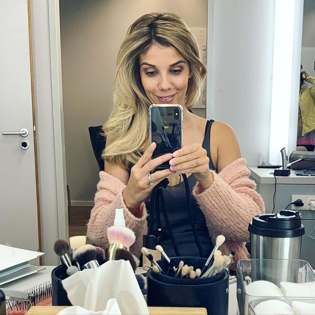 Isabel Vollmer am "Unter uns"-Set