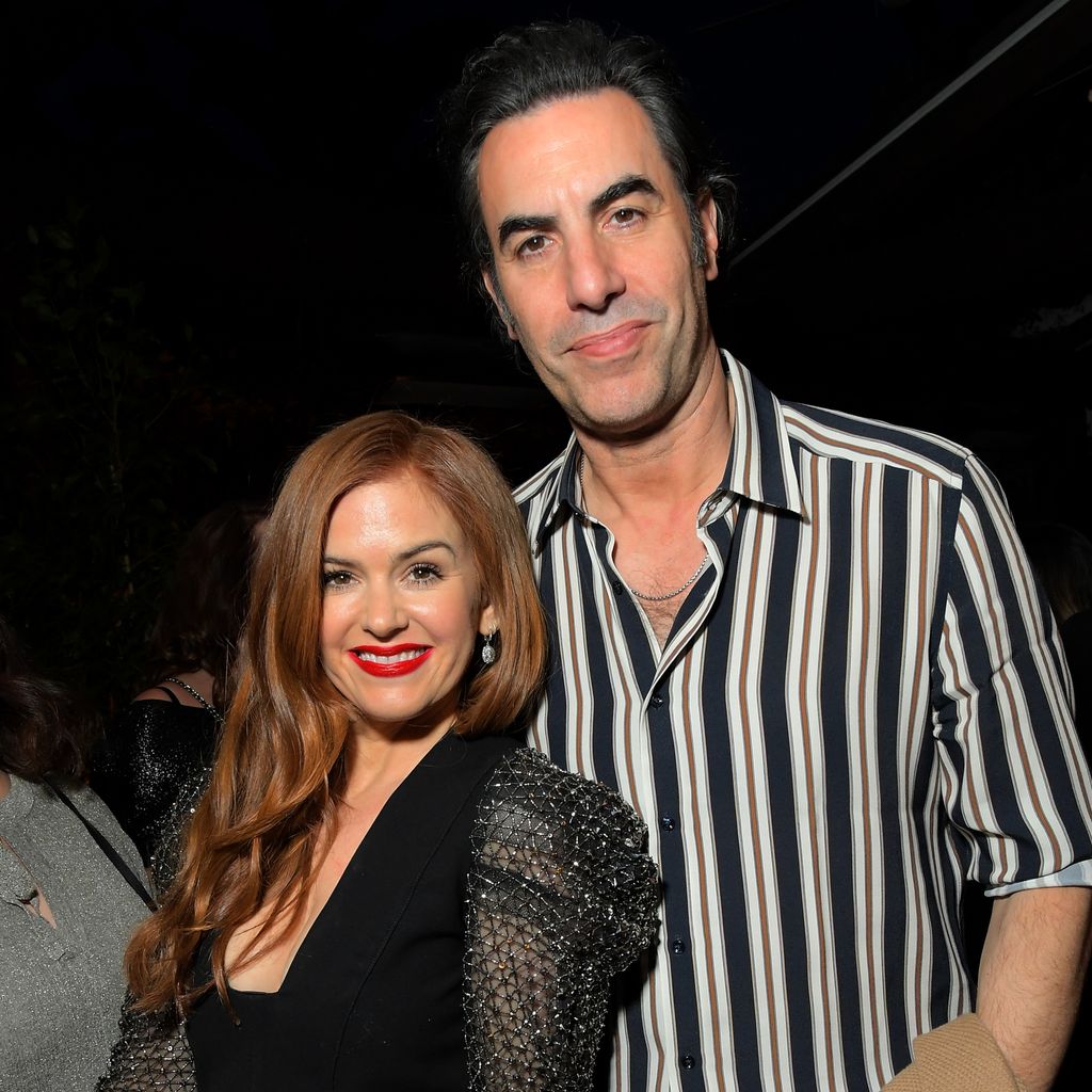 Isla Fisher und Sacha Baron Cohen bei einer Netflix-Party 2020