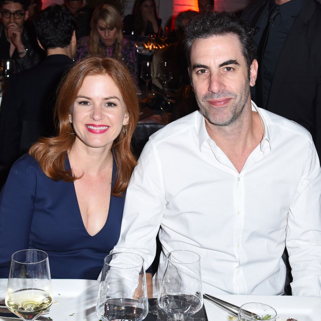 Isla Fisher und Sacha Baron Cohen im Oktober 2017